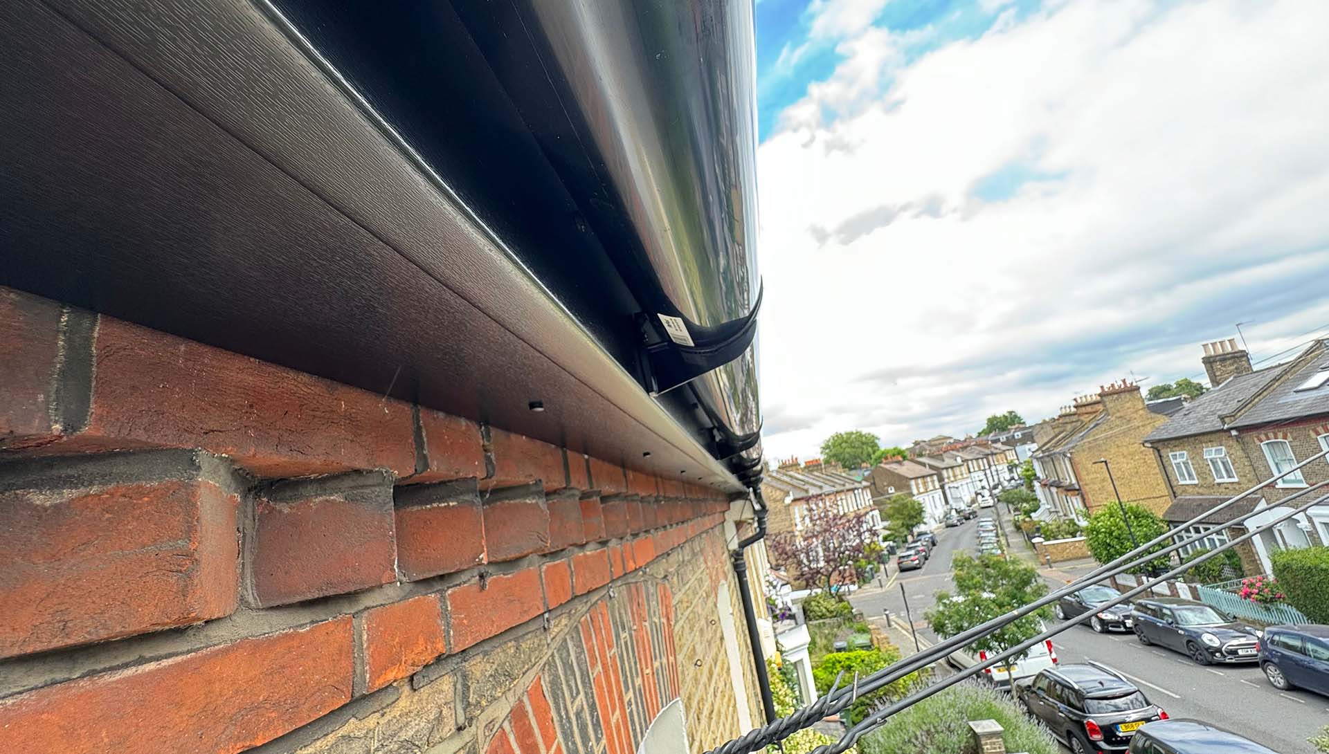 H95 Roofing blog feature image showing roofing project in progress