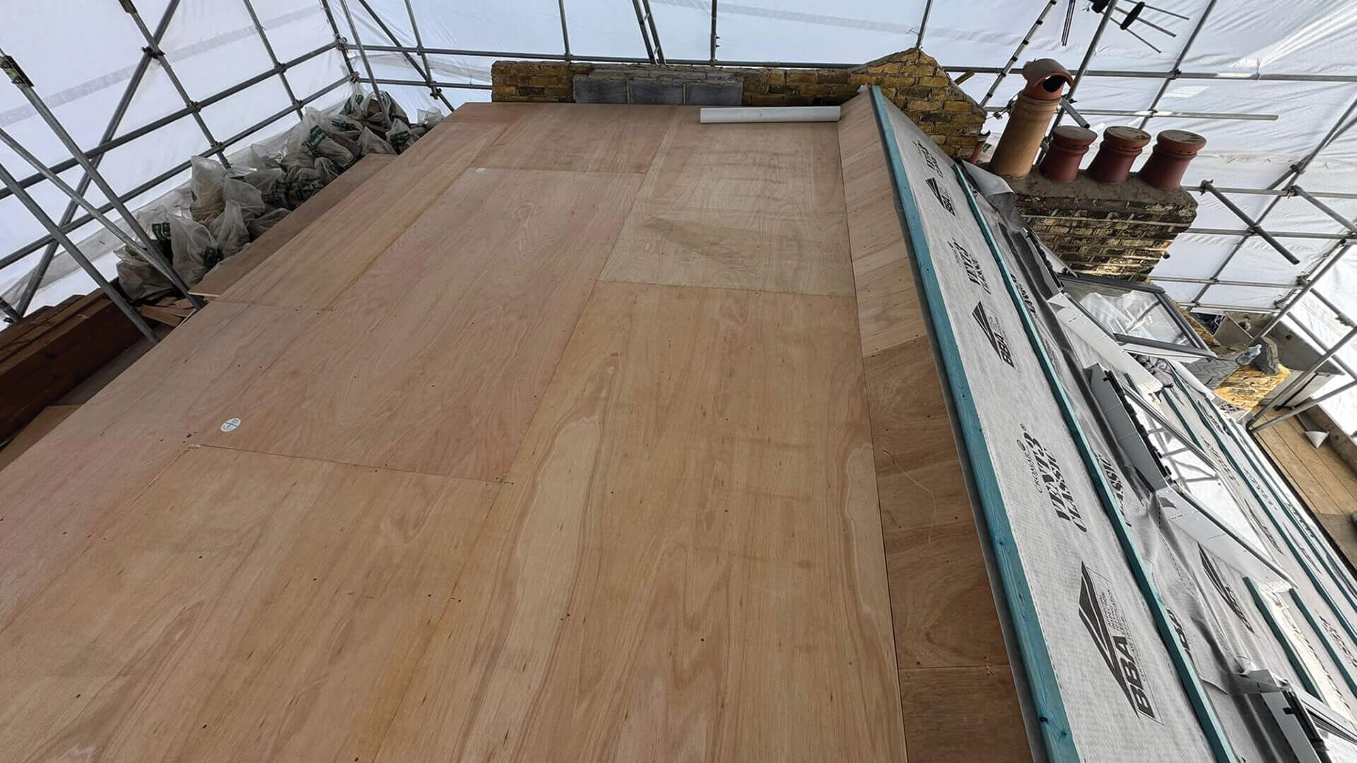 Roofing project in Battersea SW11 by H95 Roofing